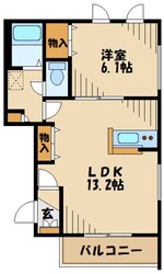 ソシア小山ヶ丘の物件間取画像